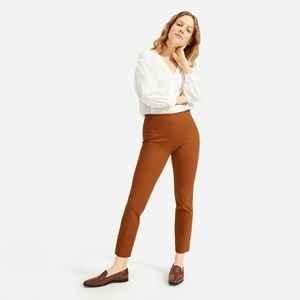 Everlane Work Pant Ochre/Brown Size 2 Ankle